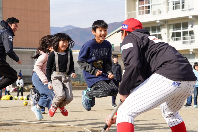 スポーツ選手とのアクティビティ 