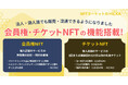 個人・法人誰もが店舗や商品・サービスなどの会員権やチケットをNFT化して販売・流通できる機能を搭載!NFTマーケットのHEXA(ヘキサ)