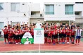 おむすびアンバサダー・大谷翔平選手からサプライズ!スポーツの日を前に 東京三育小学校サッカー部へ差し入れとお手紙で笑顔をお届け 「スマイルおむすびプロジェクト」おむすび贈呈式を実施