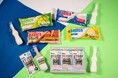 TikTok総再生642.8万回！（※）ファミマ「ラインソックス」柄の「パピコセーター」が再登場　6月30日（火）から「パピコ」を2個買うともらえる～今年は「45周年ファミマボーダー」柄～