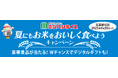 対象商品ご購入で参加ができるクイズに答えてLINEキャンペーンミツハシライスの 『夏にもお米をおいしくたべようキャンペーン』を開始!