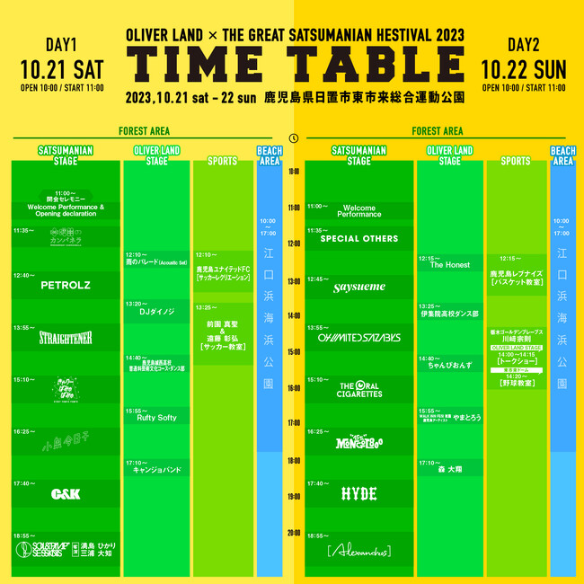 OLIVER LAND × THE GREAT SATSUMANIAN HESTIVAL