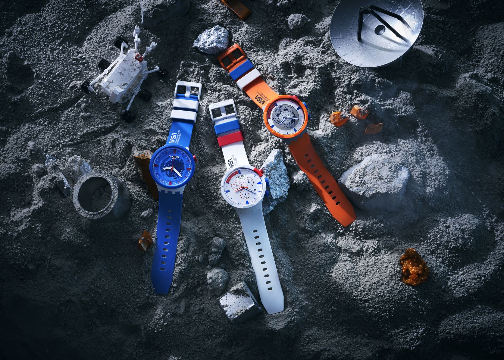 swatch SPACE COLLECTION NASA限定 5本フルセット | hartwellspremium.com