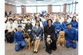 STU48内海里音特別防犯支援官 地元岡山で警察官を騙る詐欺の被害防止を呼び掛け オダギリジョー氏もトークセッションに参加