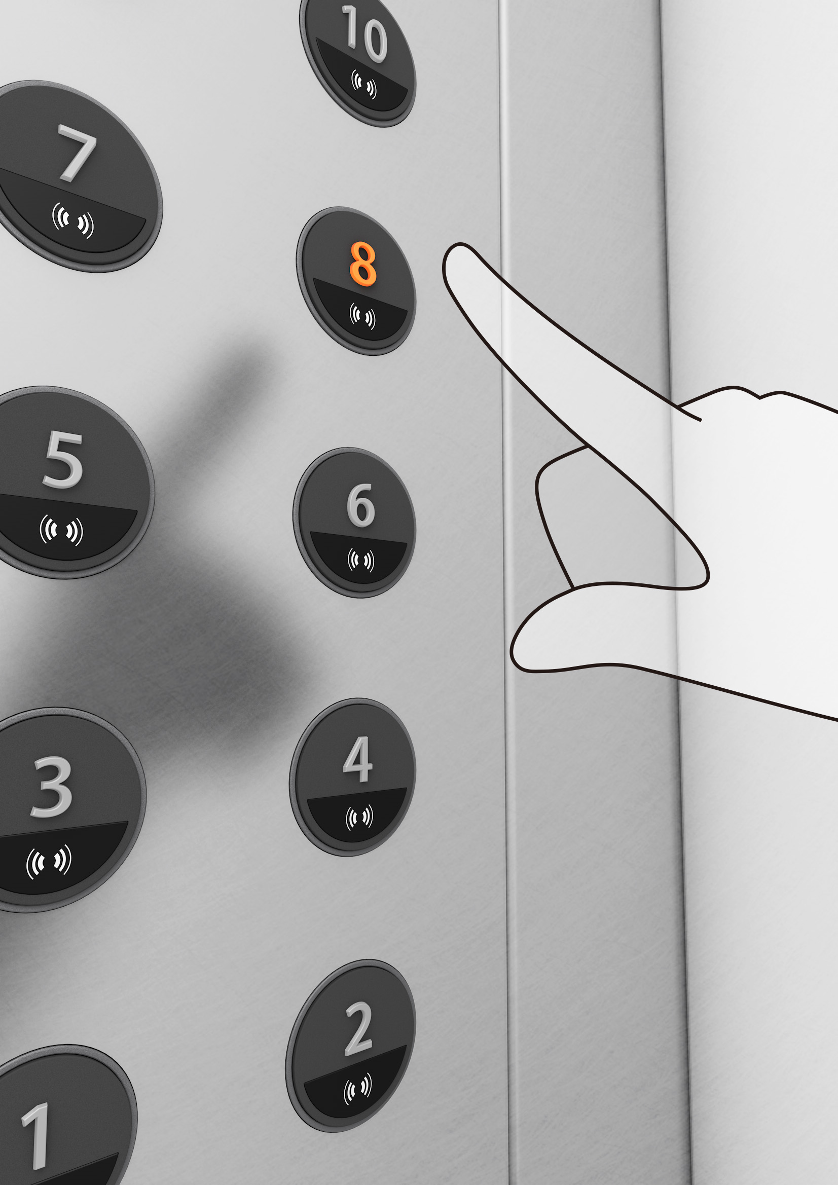 非接触ボタンを新設エレベータで標準装備 フジテック株式会社のプレスリリース