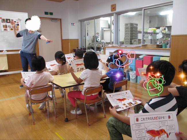 2021年度クルマエビ提供の様子１.