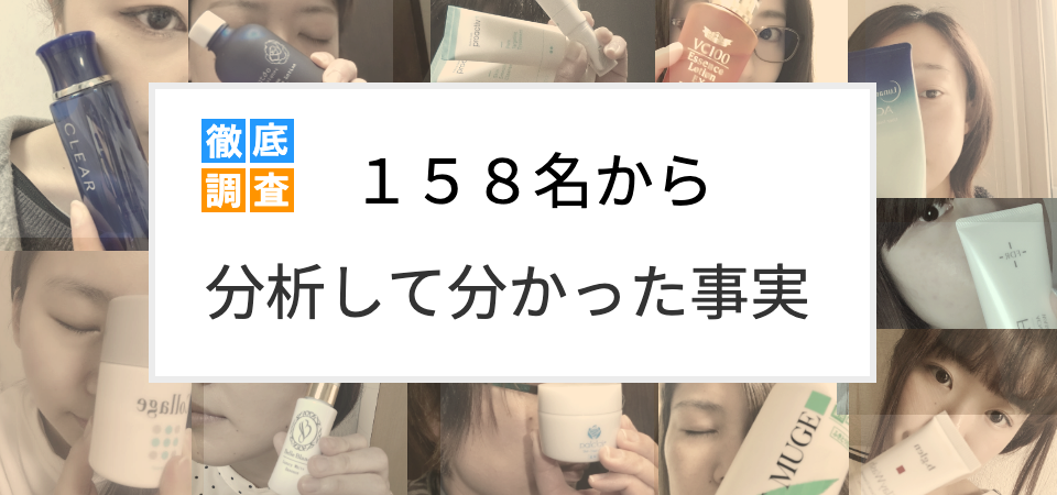 18歳〜60歳までの158名に聞いた】大人ニキビケア商品の口コミ・評判を