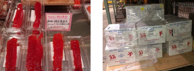アラスカ産の新物紅鮭の塩筋子、空輸で日本へ到着｜アラスカシーフードマーケティング協会 日本事務所のプレスリリース