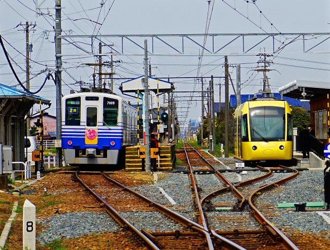 ローカル鉄道では珍しいえちぜん鉄道と 福井鉄道相互直通運転