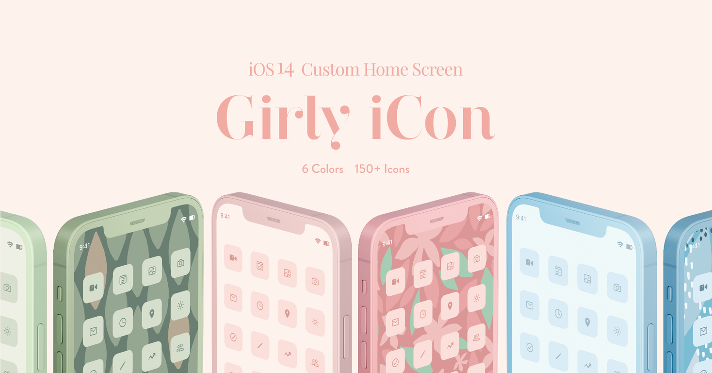 Ios14対応 ホーム画面をかわいくアレンジできる Girly Icon リリース Nomad Worksのプレスリリース