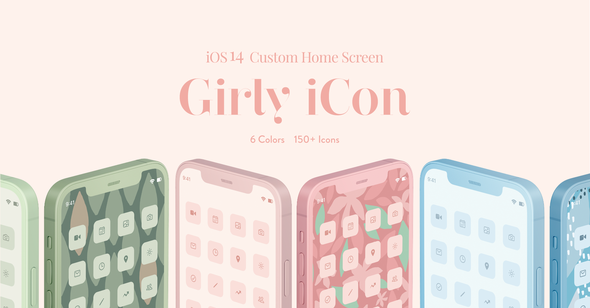 Ios14対応 ホーム画面をかわいくアレンジできる Girly Icon リリース Nomad Worksのプレスリリース
