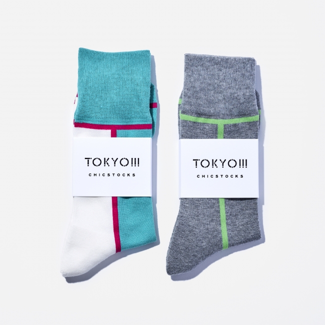 東京駅構内のおみやげもの屋 Tokyo と Chicstocks がコラボソックス第一弾を発売 株式会社ノーデザインのプレスリリース