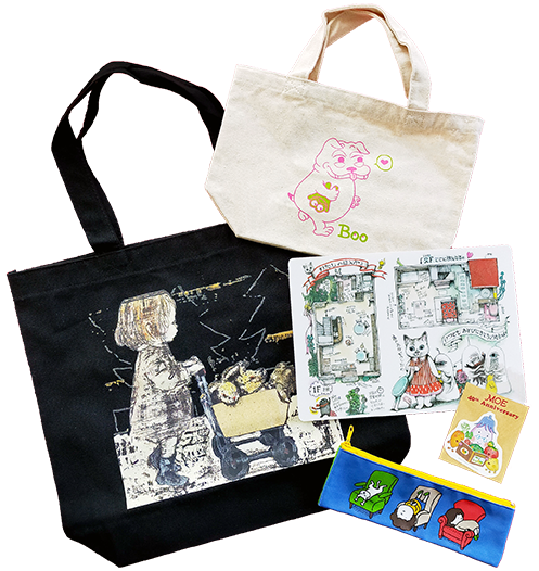 Pop Up Shop Moe絵本雑貨店 が 大阪 枚方市 枚方 蔦屋書店 枚方t Site 5階 絵本と子ども のフロア で12月9日 木 から開催 株式会社白泉社のプレスリリース