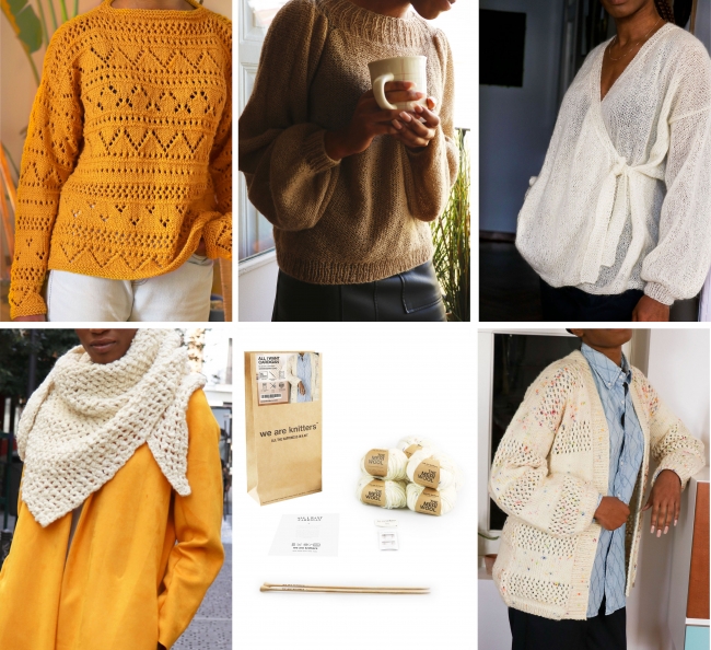 ウィーアーニッターズの編み物キット、Holiday outfitコレクション