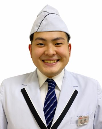 弁当を考案した新入社員 永井 惣太郎 弁当を考案した新入社員 永井 惣太郎