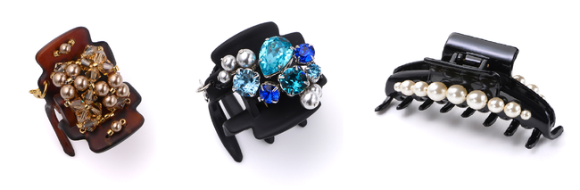 ヘアクリップ 左:7,150円 中13,200円 右:13,200円 ■ジェイアール名古屋タカシマヤ 1階 コンプレックス ビズ ヘアクリップ 左:7,150円 中13,200円 右:13,200円 ■ジェイアール名古屋タカシマヤ 1階 コンプレックス ビズ