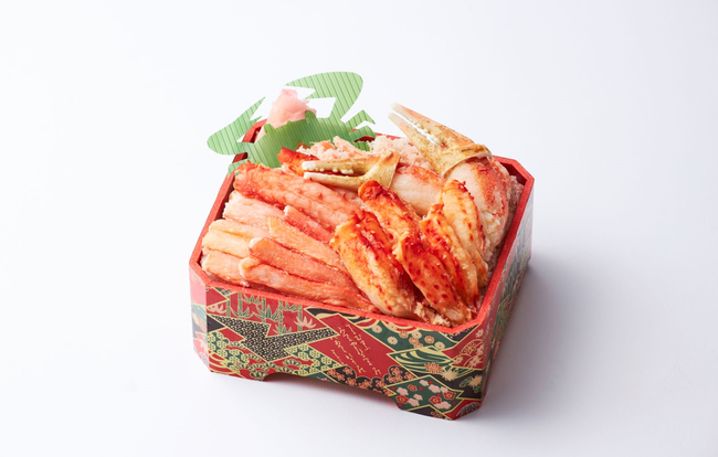 ＜札幌蟹工船＞ 北海道産たらばがに・花咲がに・ずわいがに弁当 3,132円　※各日100折限り