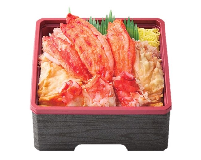 ＜カネシマ嶋田商店＞ たらばの仲間3種盛弁当 3,456円 ※各日50折限り ※12日(火)までの出店