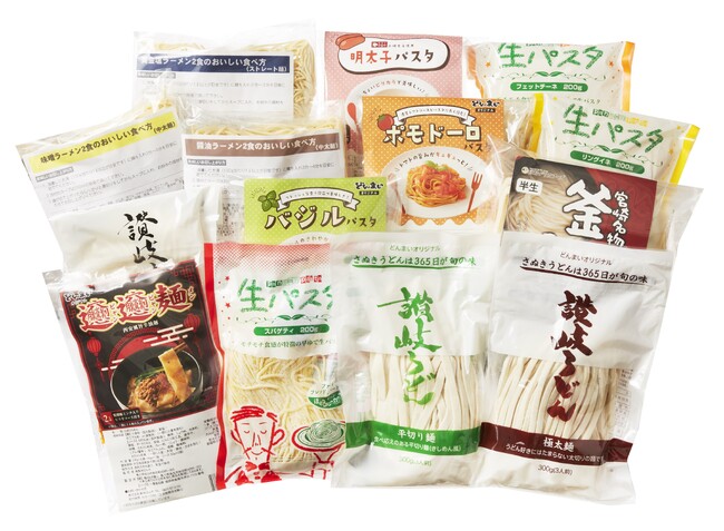 香川＜どんまい＞ 麺福袋（1袋／14種32食分入り） 　3,980円