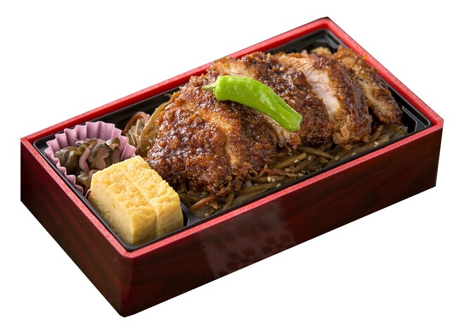 ＜まつおか＞ 合格祈願！チキン味噌カツ重 918円 ■地下1階 惣菜売場