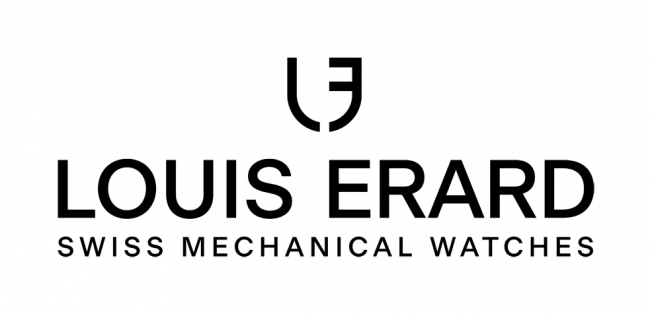 ルイ エラールの新ロゴ。同社のイニシャルを本拠地スイス ジュラ州の紋章とで具象化したもので従来のロゴよりモダンで力強いものに。