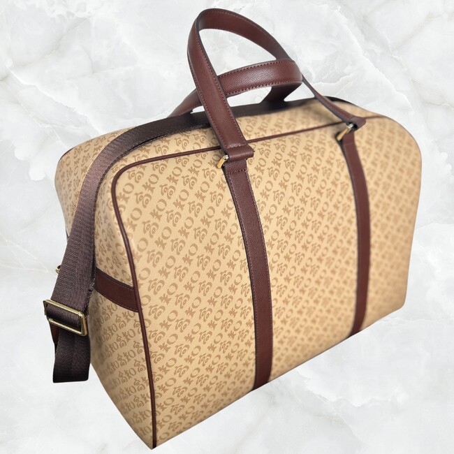 京都長崎屋四条店品質保証書有りMCM ボストンバッグ ブラウン