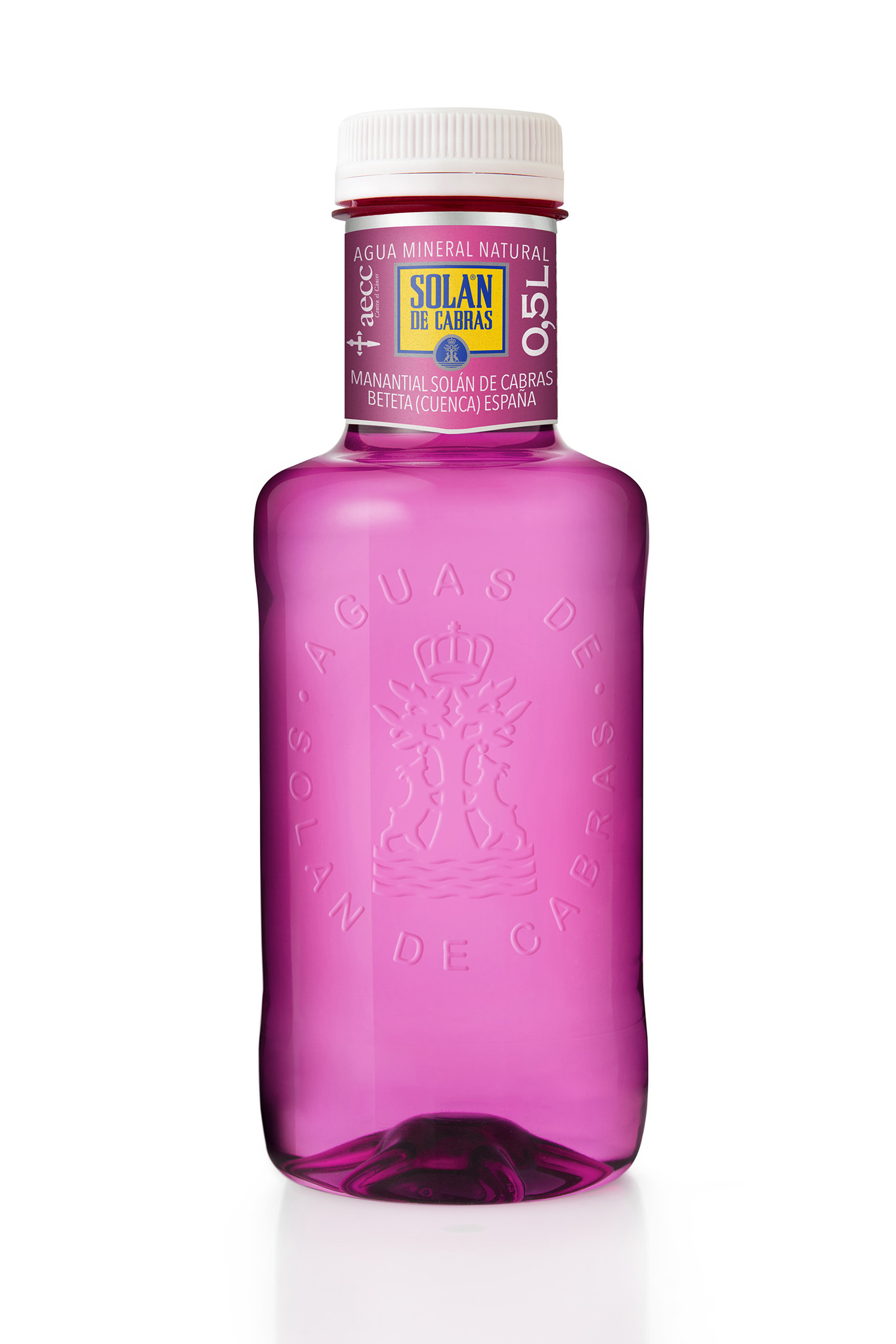 スペインで愛され続ける水 ソラン デ カブラス ピンクリボン運動支援 限定ピンクボトル発売 スリーボンド貿易株式会社のプレスリリース
