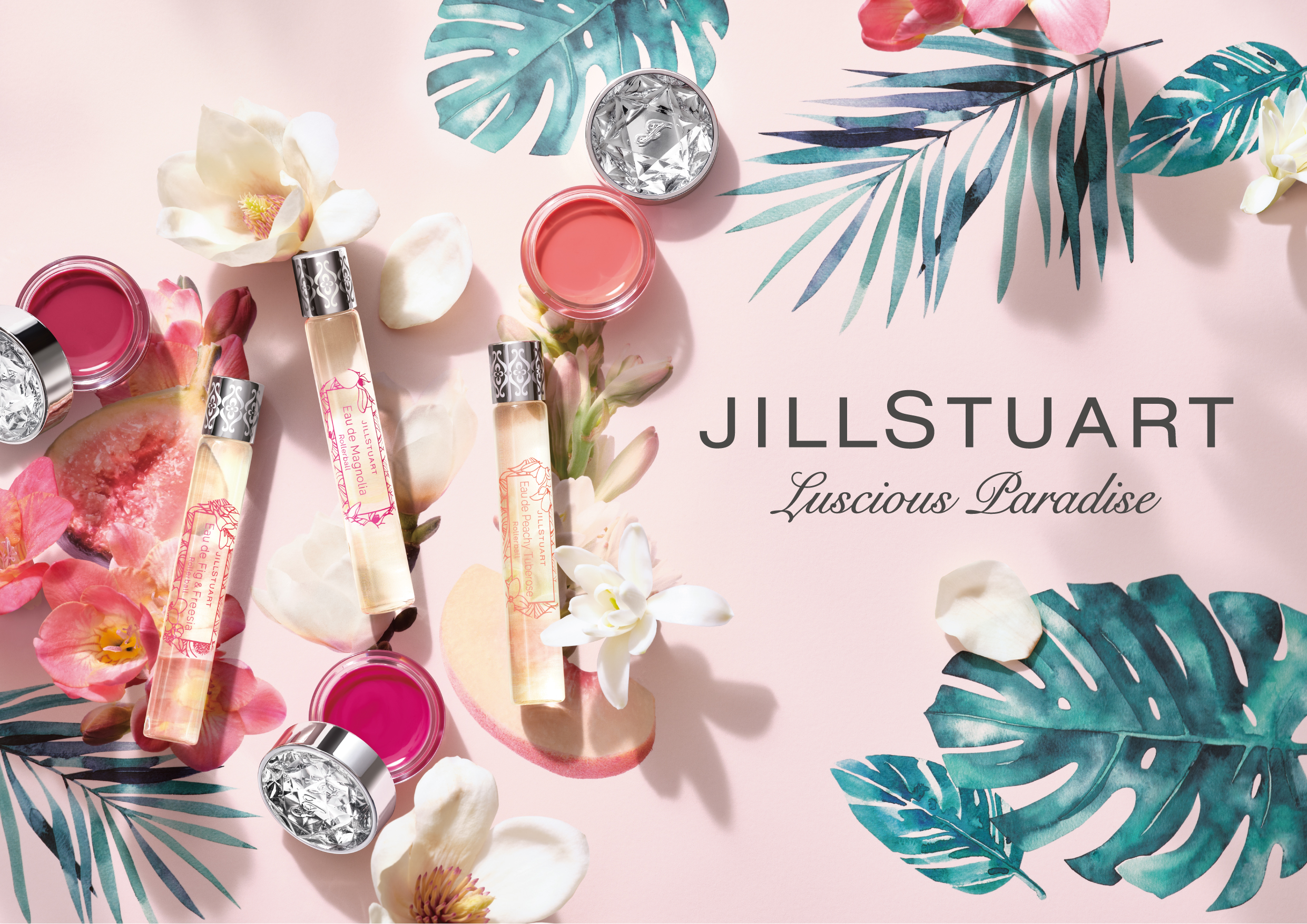 ジルスチュアート ビューティ 初夏にぴったりな3種の香りが新たに登場 楽園 をイメージした 可憐な花々と芳しい果実が織りなす魅惑的な香り Jill Stuartのプレスリリース