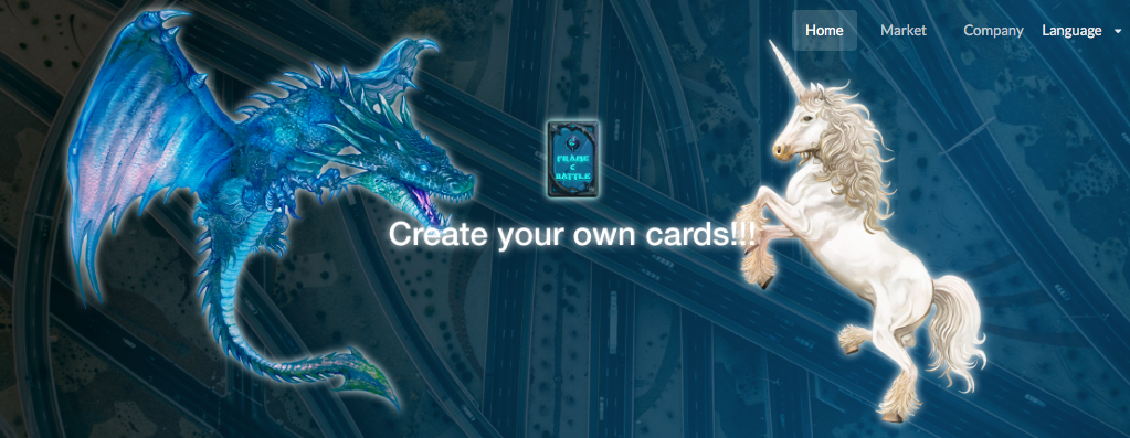 世界に１つのオリジナルカードを合体で創り戦うゲーム！「Frame C 