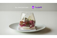 Mr. CHEESECAKE GINZA SIX店のイートインスペースにて、「パープルM」とコラボレーションした『Glass Dessert Classic with Grape』の提供を開始