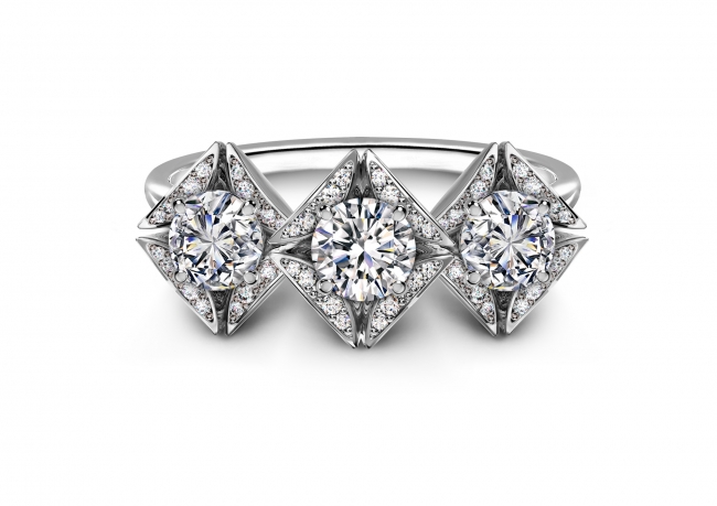 トリロジー パヴェ リング