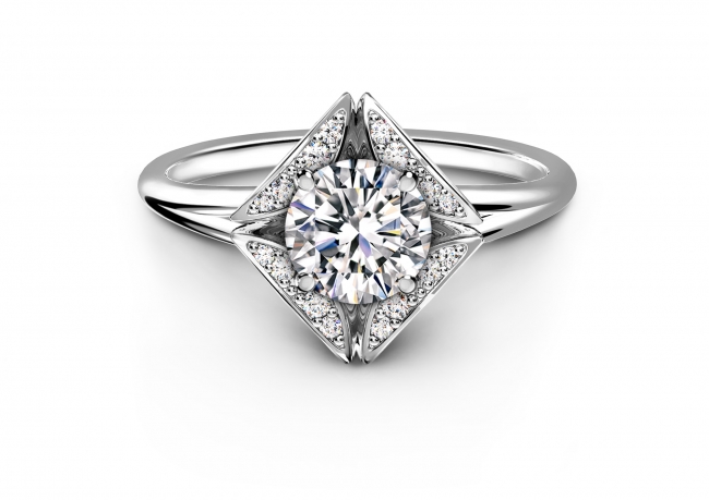 ソリティア パヴェ リング