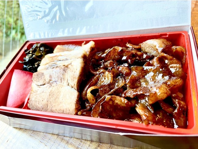 阿波美豚ロースバラ焼き弁当
