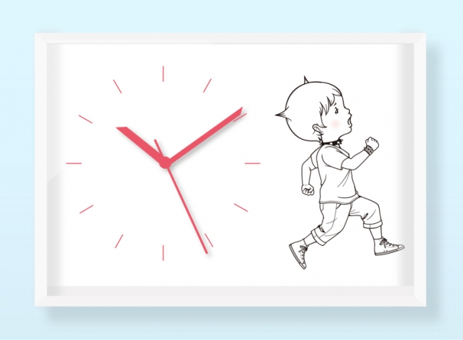 時間に追われる日々　※クオーツ時計のムーブメントを使用