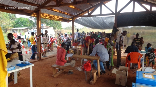 中央アフリカ共和国で行った肺炎の緊急予防接種活動
