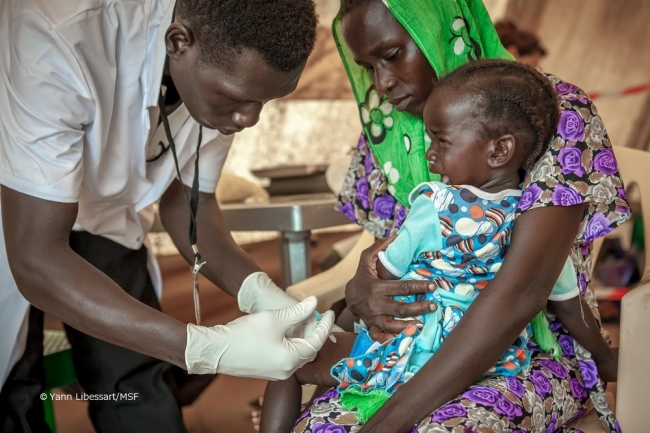 南スーダンのイダ難民キャンプでは肺炎が子どもの死因第1位となっている
