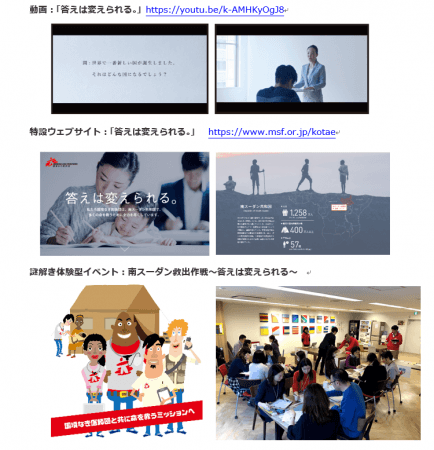 広報キャンペーン「答えは変えられる。」ビジュアルイメージ 広報キャンペーン「答えは変えられる。」ビジュアルイメージ