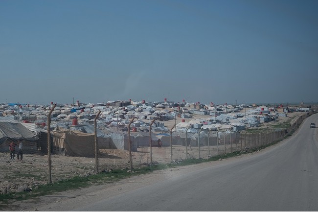 シリア北東部ハサカ県のアルホール避難キャンプ＝2020年9月3日撮影 © MSF