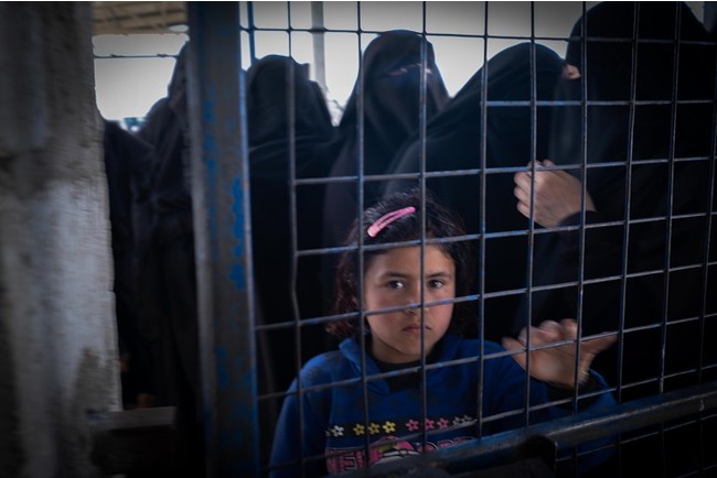 アルホール避難キャンプの滞在者の3分の2は子どもだ＝2020年9月3日撮影 © MSF