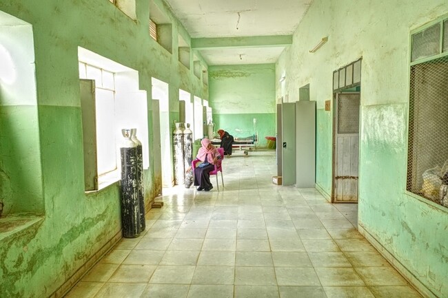 MSFが支援するハルツーム州ウムダワンバン病院＝2023年7月23日 (C) MSF