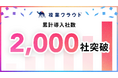 「複業クラウド」サービスリリースから5年で累計導入社数2,000社を突破!複業人材受け入れ企業の拡大に寄与