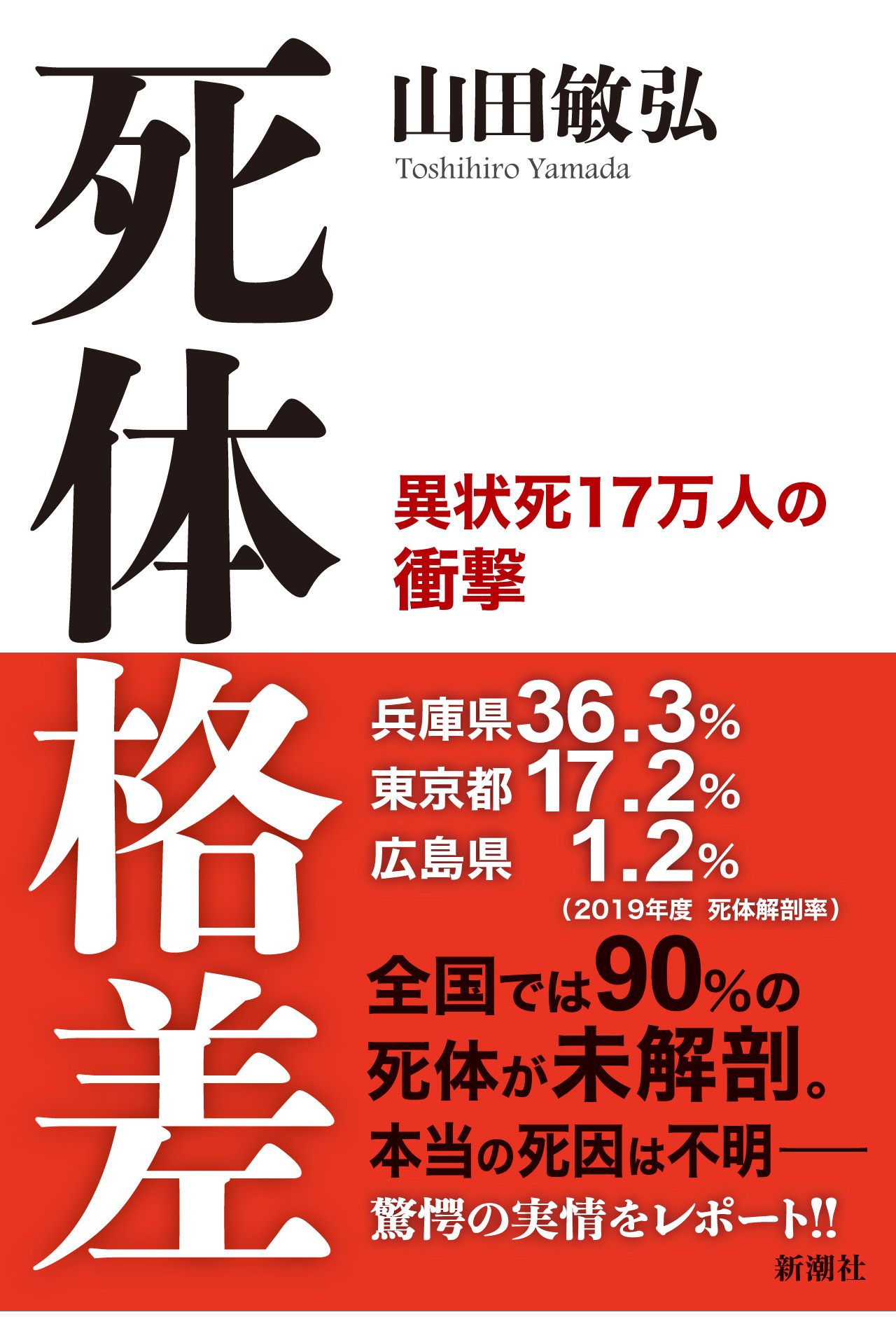 爆発的なコロナ感染と医療崩壊危機の裏で 正確な 死因 が見落とされている 病院外での死 異状死を巡る衝撃の実態を描く衝撃のノンフィクション 死体格差 異状死17万人の衝撃 9月16日刊行決定 株式会社新潮社のプレスリリース