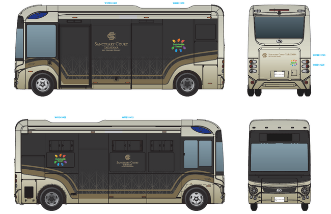EVバスのデザイン（イメージ）