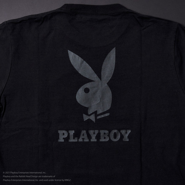 Playboy x KINGZ コラボレーションロゴTシャツ 背面