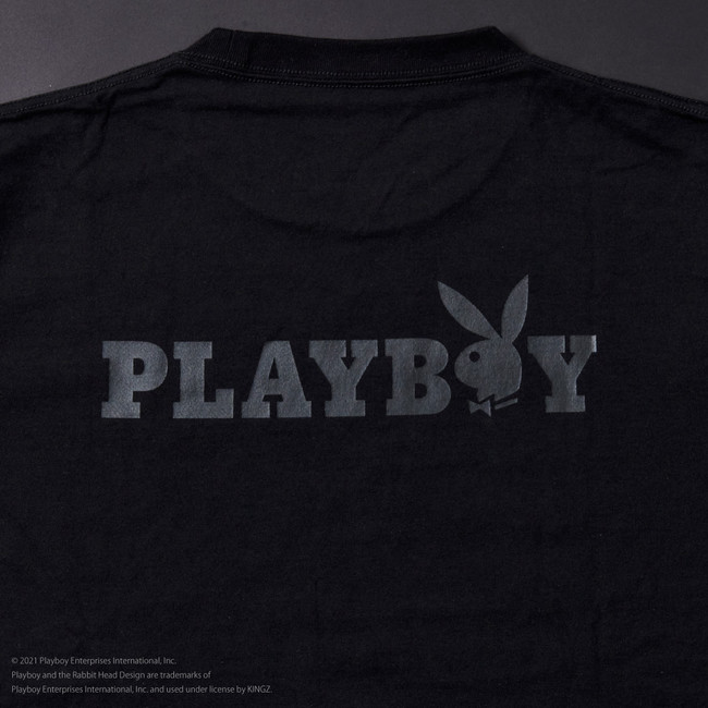 Playboy x KINGZ コラボレーションフォトTシャツ プリント面