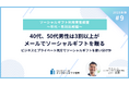 〜2025年版ソーシャルギフト利用実態調査〜 40代、50代男性の3割以上がメールでソーシャルギフトを贈る。ビジネスとプライベート両方でソーシャルギフトを使い分けか。