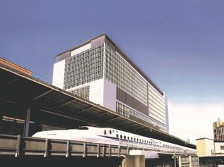 ホテル外観▶ JR新横浜駅直結！