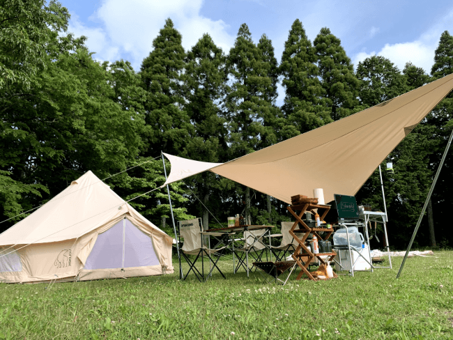 提供するキャンプの様子。