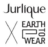 Jurlique × EARTH TO WEAR コラボレーションロゴ