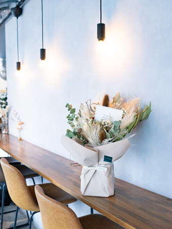 花瓶アレンジ　グリーン　Large（ギフトラッピング仕様）